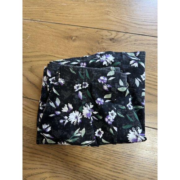 American Eagle Women's Size Small Floral Mini Skirt Cotton Blend‎ Stretch Summer - Picture 10 of 11